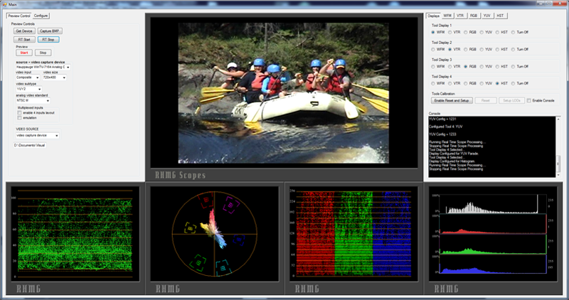 Software tools for video broadcast monitoring